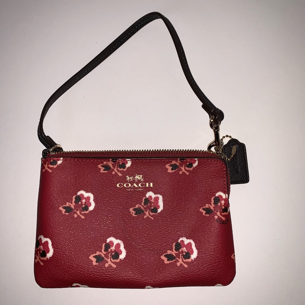 Coach Bennett Rose Wristlet